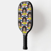 Gepersonaliseerd grappig vriendje foto pickleball paddle (Links)