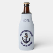 Gepersonaliseerd Grappig Wat gebeurt er op het pon Flesjeskoeler (Fles Voorkant)