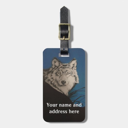 Gepersonaliseerd grijze Bagagelabel (Voorkant verticaal)