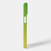 Gepersonaliseerd groen en geel ombre Case-Mate iPhone case (Achterkant / Rechts)