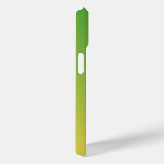 Gepersonaliseerd groen en geel ombre Case-Mate iPhone case (Achterkant / Rechts)