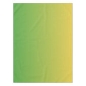 Gepersonaliseerd groen en geel ombre tafelkleed (Voorkant)