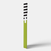 Gepersonaliseerd groen zwart bandpatroon Case-Mate iPhone case (Achterkant / Rechts)