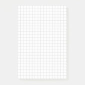 Gepersonaliseerd groot grafiekpapier post-it® notes (Voorkant)