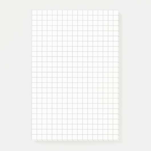 Gepersonaliseerd groot grafiekpapier post-it® notes (Voorkant)