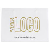 Gepersonaliseerd Groot Papier Winkelen met Bedrijf Groot Cadeauzakje (Voorkant)
