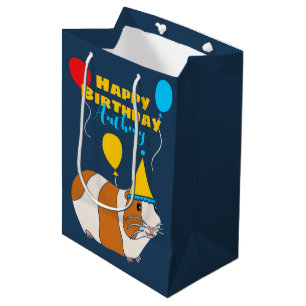 Gepersonaliseerd Guinee Varkens Birthday Medium Cadeauzakje
