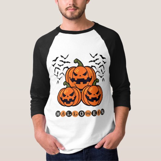 Gepersonaliseerd Halloween T-Shirt Design bij Z St (Voorkant)