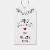 Gepersonaliseerd handboek met briefterde Homemade Cadeaulabel (Voorkant)