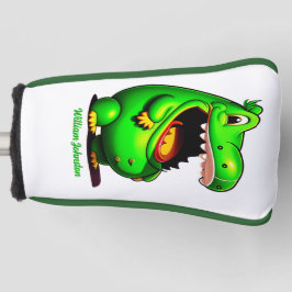 Gepersonaliseerd Happy Gator Golf Putter Hoesje Golfheadcover