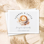 Gepersonaliseerd Hartelijk dank Referral-bedankje Briefkaart