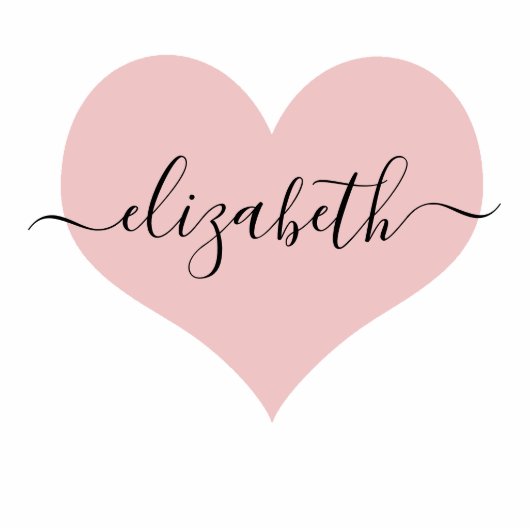 Gepersonaliseerd hartmagneet fotobeeldje magneet (Voorkant)