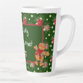 Gepersonaliseerd hebben een Holly Jolly Kerstmis Latte Mok (Rechts)