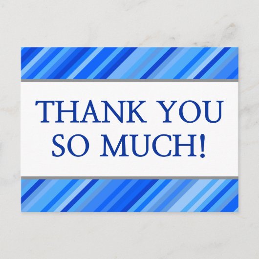 Gepersonaliseerd "HEEL ERG BEDANKT!" Briefkaart (Voorkant)