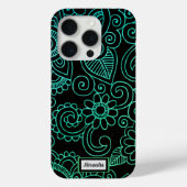 Gepersonaliseerd Henna Yoga Patroon Case-Mate iPhone Case (Achterkant)