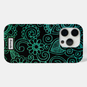 Gepersonaliseerd Henna Yoga Patroon Case-Mate iPhone Case (Achterkant (horizontaal))