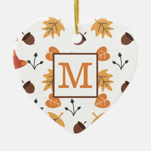 Gepersonaliseerd Herfst Ornament (Voorkant)