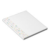 Gepersonaliseerd herringbone Notitieblok - Roos (Schuin)