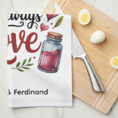 Gepersonaliseerd Het geheime ingrediënt... Theedoek (Quarter Fold)