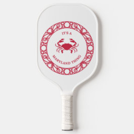 GEPERSONALISEERD HET IS EEN MARYLAND DING (KRABBEN PICKLEBALL PADDLE