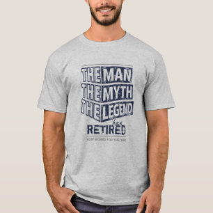 Gepersonaliseerd het Man de mythe die de leggende T-shirt