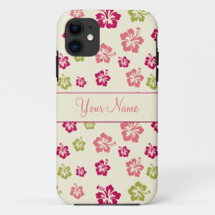 Gepersonaliseerd Hibiscus Flower Pattern Hoesje