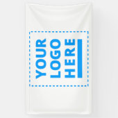 Gepersonaliseerd hier Jouw tekst of Logo Spandoek (Verticaal)