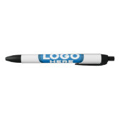 Gepersonaliseerd hier Jouw tekst of Logo Zwarte Inkt Pen (Bodem)