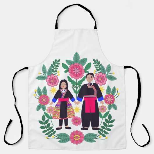 Gepersonaliseerd Hmong-beenpaar Schort (Voorkant)