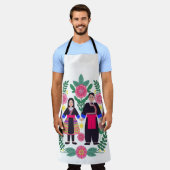 Gepersonaliseerd Hmong-beenpaar Schort (Gedragen)