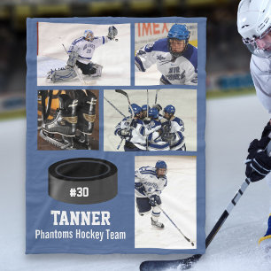 Gepersonaliseerd Hockey 5 het Team van de Naam van Fleece Deken