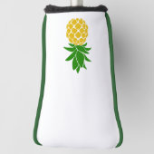 Gepersonaliseerd Hoesje van ananas Golf Putter Golfheadcover (Draai 90)