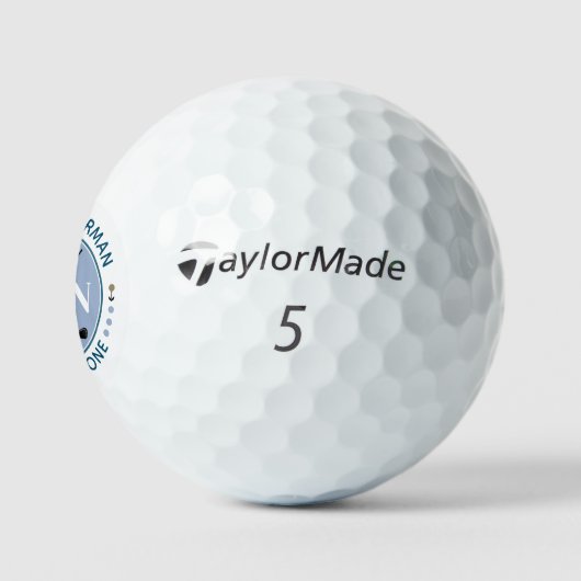 Gepersonaliseerd hole-in-one Classic Monogram Golfballen (Logo)