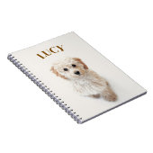 Gepersonaliseerd Hond Notitieboek – Aangepaste Fot (Rechterzijde)