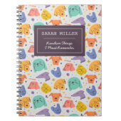 Gepersonaliseerd Hondenliefhebber van het loopvlak Notitieboek (Voorkant)