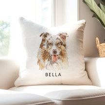 Gepersonaliseerd Hondenliefhebber Waterverf Hond M