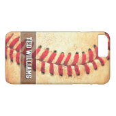 Gepersonaliseerd  honkbal Case-Mate iPhone case (Achterkant (Horizontaal))