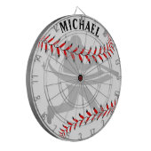 Gepersonaliseerd honkbal kant dartboard dartbord (Voorkant Links)