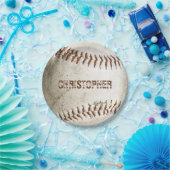 Gepersonaliseerd  honkbal papieren bordje (Feest)