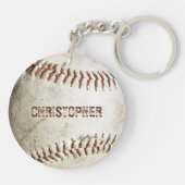Gepersonaliseerd honkbal sleutelhanger (Achterkant)