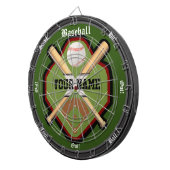 Gepersonaliseerd honkbalveld dartbord (Voorkant Rechts)