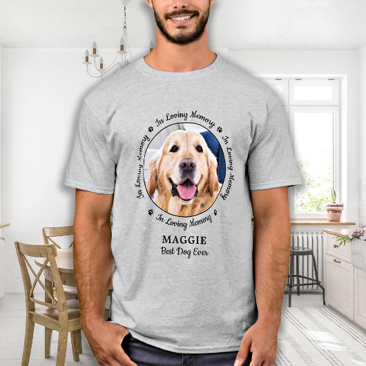 Gepersonaliseerd hoofdartikel van Dog in het liefh T-shirt