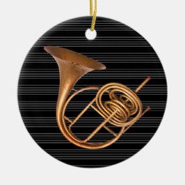 Gepersonaliseerd  hoorn muziekinstrument keramisch ornament