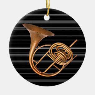 Gepersonaliseerd  hoorn muziekinstrument keramisch ornament