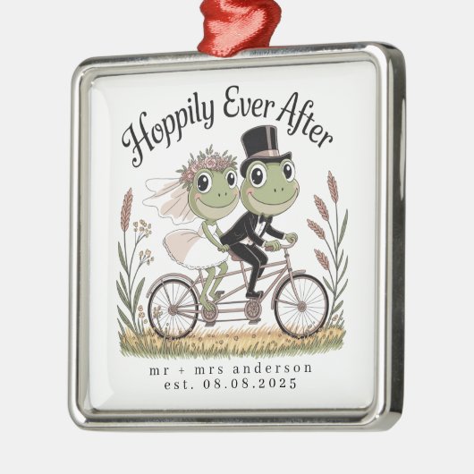 Gepersonaliseerd hopelijk ooit na het huwelijk metalen ornament (Links)