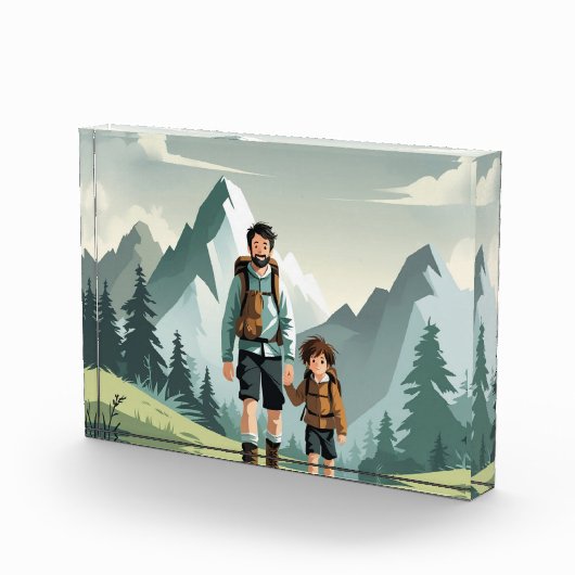 Gepersonaliseerd horizontaal fotoblok – Afbeelding (Rechts)