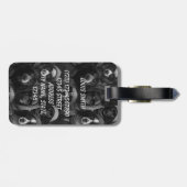 "Gepersonaliseerd huisdier eigenaar Bagagelabel - (Achterkant horizontaal)