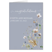 Gepersonaliseerd huwelijk Gefeliciteerd Wilde Vloe (Voorkant)