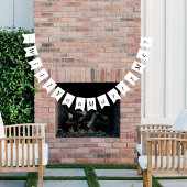 Gepersonaliseerd huwelijksaanzoek thuis Wil je met Vlaggetjes