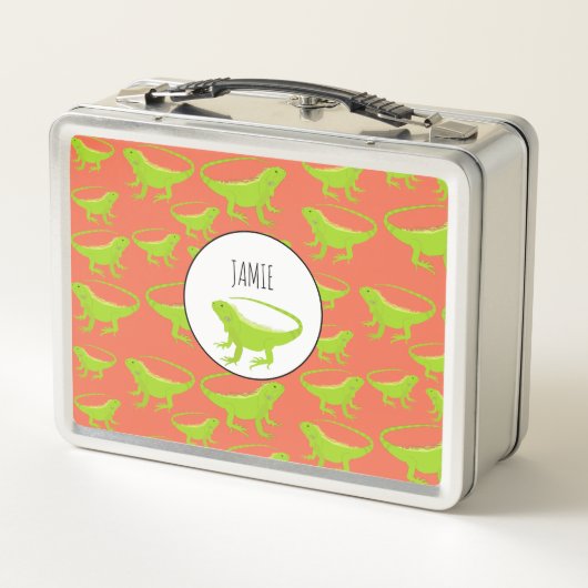 Gepersonaliseerd Iguana Lizard Pattern (Achterkant)